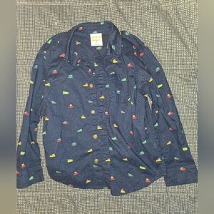 Jumping Beans Holiday Button Down Shirt
